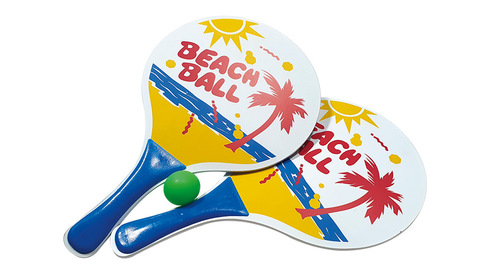Set de 2 raquettes de beach ball