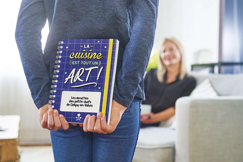 livre de recettes personnalisé