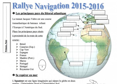fiche rallye navigation