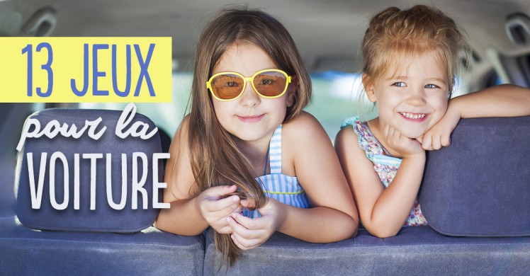 13 jeux pour occuper les enfants en voiture