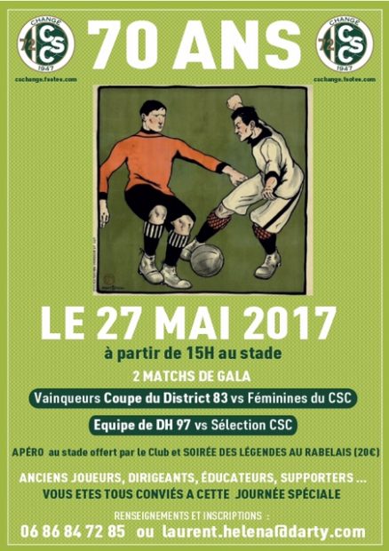 70 ans du club de football de changé