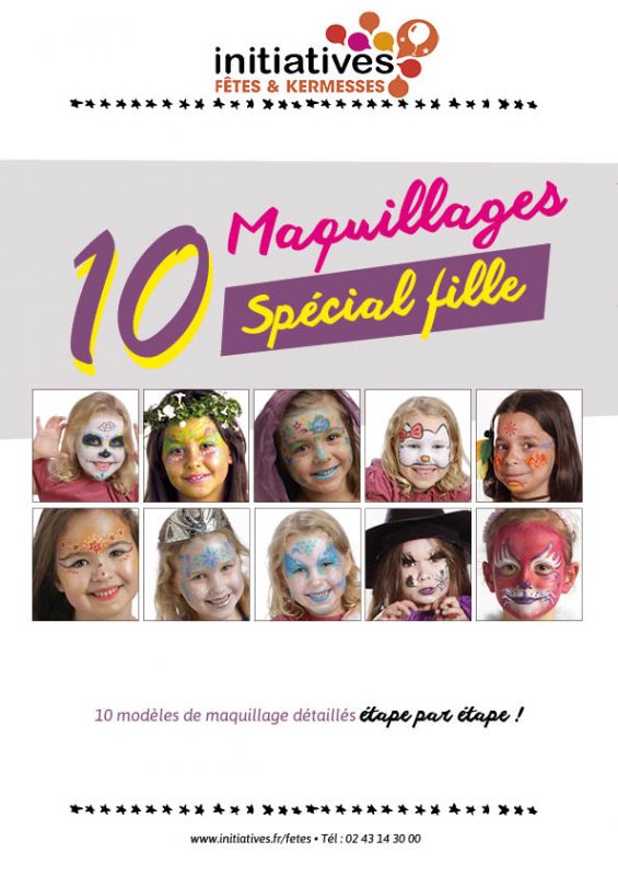 Livret de maquillage spécial fille - 1ère page