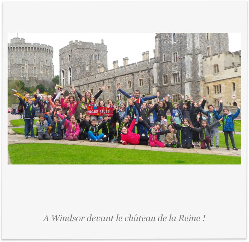 Les élèves de primaire en voyage linguistique en Angleterre