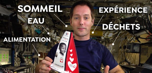 thomas pesquet à bord de l'ISS
