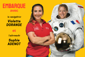 Sophie Adenot et Violette Dorange