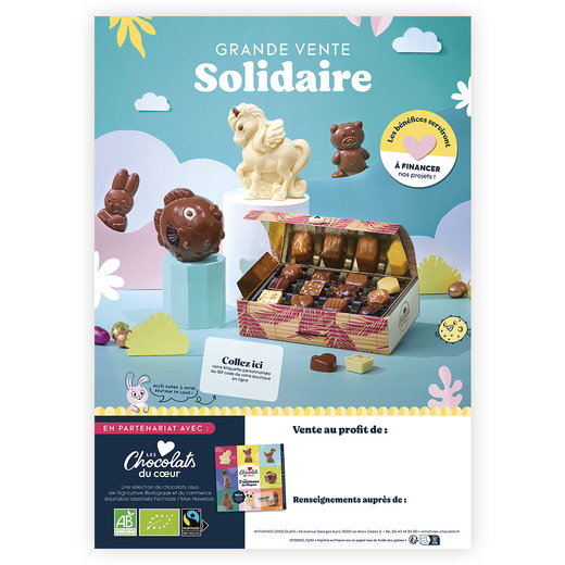Affiche de Vente de Pâques 2025