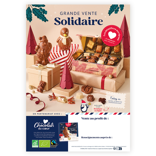 Affiche de vente Noël 2025
