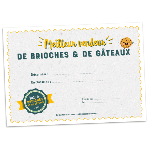 Diplôme du meilleur vendeur Printemps 2023