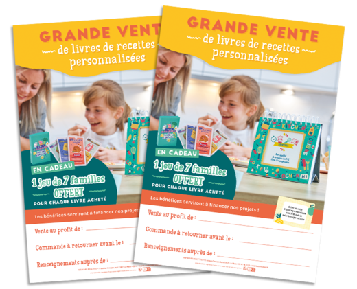 Affiche de vente Chevalets Recettes