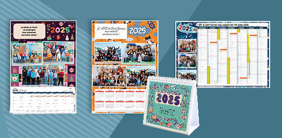 Calendriers photos scolaires