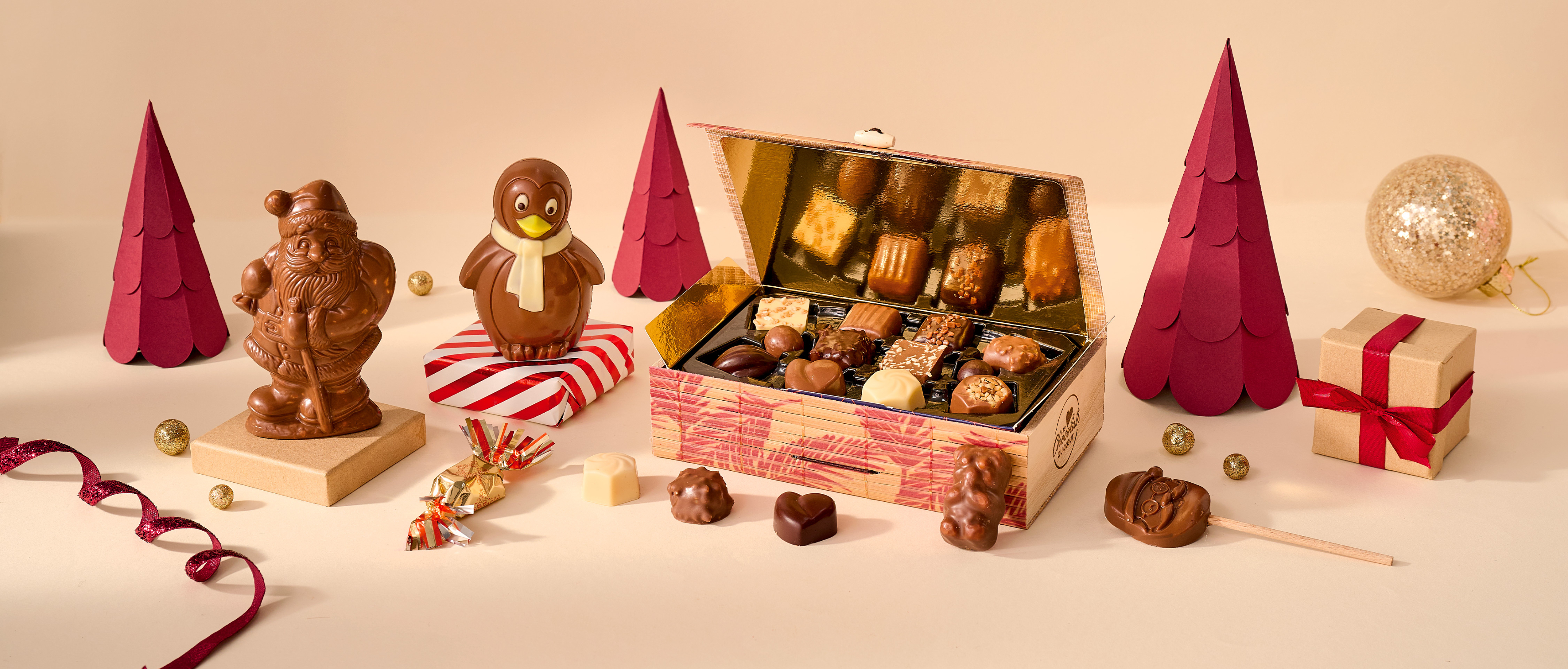 Bandeau chocolat de noel