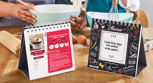 Opération vente groupée de livres de recettes