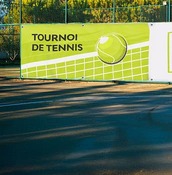 Banderoles, drapeaux flamme et kakémonos personnalisés