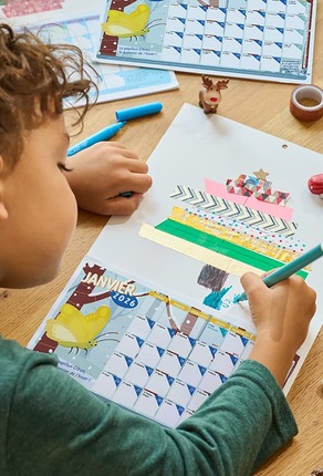 Calendriers à dessiner personnalisés