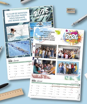 Calendriers photos scolaires personnalisés