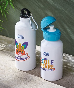 Gourdes, bouteilles et mugs personnalisés