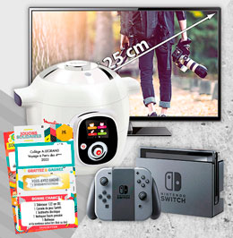 Vente packs tombola pour association