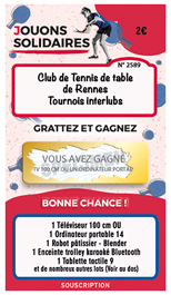 Modèle ticket tombola école