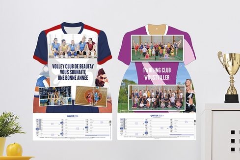 Calendrier maillot 2
