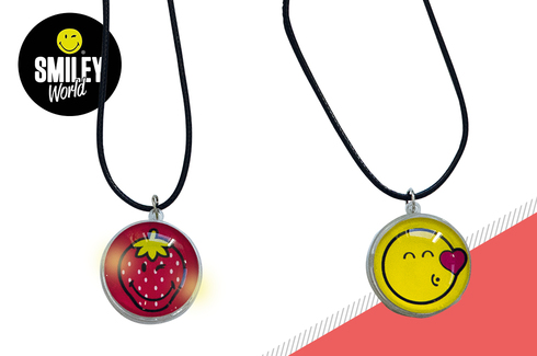 Collier lumineux Smiley 3