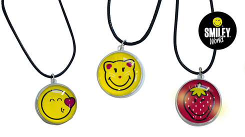 Collier lumineux Smiley
