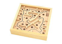 Lot de 12 jeux de labyrinthe en bois