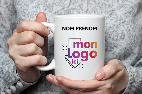 Mug Logo + prénom/nom 2