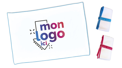 Serviette microfibre personnalisable avec logo