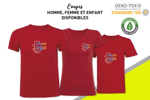 Tee-shirt Bio rouge 3