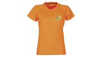 Tee-shirt respirant orange fluo
